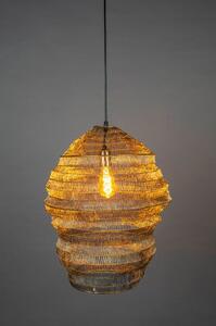 Lampada a sospensione color oro con paralume in metallo 52x52 cm Luca - Dutchbone