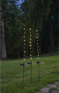 Set di 3 decorazioni luminose a LED solari, altezza 80 cm Flexy - Star Trading