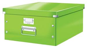 Scatola di cartone verde con coperchio 37x48x20 cm Click&Store - Leitz