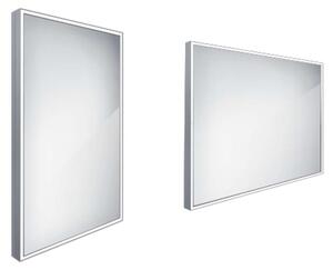 Nimco Specchi - Specchio con illuminazione LED, 400x600 mm, alluminio ZP 13000