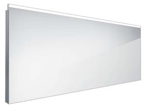Nimco Specchi - Specchio con illuminazione LED, 1200x600 mm, quadrato, alluminio ZP 8006