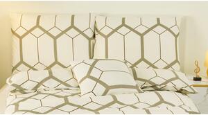 Biancheria da letto singola panna 6 pezzi in microsatin 140x200 cm Carter - My House
