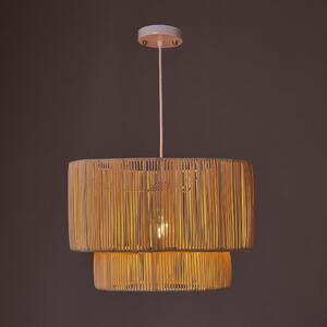 Lampada da soffitto in colore naturale con paralume in rattan ø 38 cm Natural Way - Casa Selección