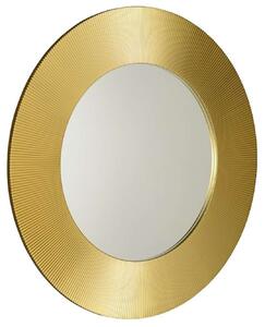 Sapho Specchi - Specchio Sunbeam con cornice, diametro 900 mm, oro SB900