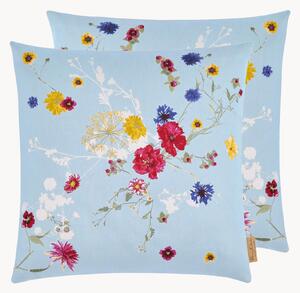 Copricuscino reversibile jacquard Fleurs Volantes
