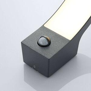 Lindby - Ilvita LED Applique da Esterno w/Sensor Anthracite Lindby