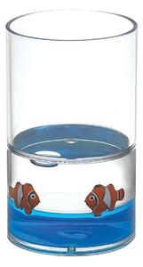 Aqualine Pyxis - Bicchiere Nemo per spazzolini e dentifricio, blu/chiaro PY1089