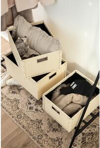 Scatole di cartone beige in set da 3 Ture - Bigso Box of Sweden