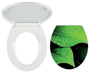 Novaservis Prestige - Sedile della toilette, duroplast, Softclose, stampa bianca/colore WC/SOFTNATURE