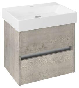 Sapho Nirona - Mobile lavabo 570x515x400 mm, 1 cassetto, rovere Mocca NR060-1212