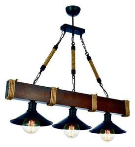 Lampada a sospensione in legno di carpino Kütük Ceviz - Opviq lights