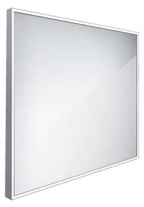 Nimco Specchi - Specchio con illuminazione LED, 600x600 mm, alluminio ZP 13066