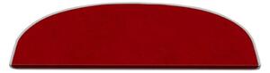 Gradini rossi in set da 16 pezzi 20x65 cm Plain Color - Vitaus