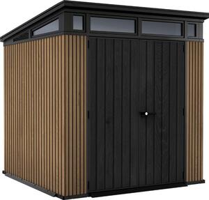 KETER Pent Signature Casetta da giardino 7x7, 216 x 226 x 216 cm, marrone KETER 259817