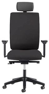 Sedia operativa SYSTEM base nylon con braccioli regolabili 3D tessuto