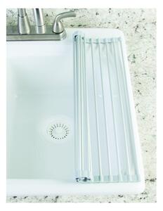 Griglia salvagoccia per lavello in alluminio, argento Metro - iDesign