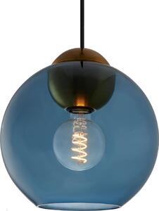 Lampada a sospensione Bubbles E27 Ø24cm blu