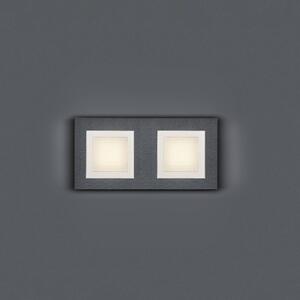 BANKAMP Ino plafoniera LED 2 luci antracite