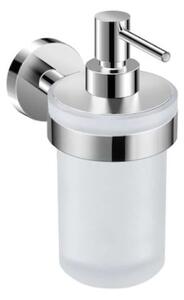 Jika Mio Style - Dispenser di sapone liquido con supporto, vetro/cromo H3832F20041001