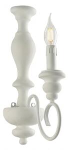 Applique Shabby Chic Cascina Bianco 1 Luce E14