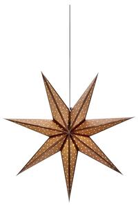 Decorazione luminosa marrone con motivo natalizio ø 45 cm Glitter - Markslöjd