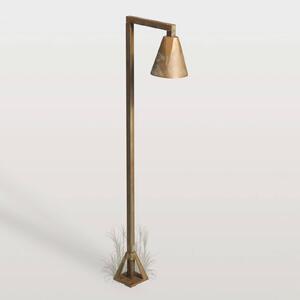 Moretti Luce Lampioncino da giardino Silva Disk, Bronzo / Ottone antico, Ottone, Campagna / Rustiche, Lampada LED da esterni