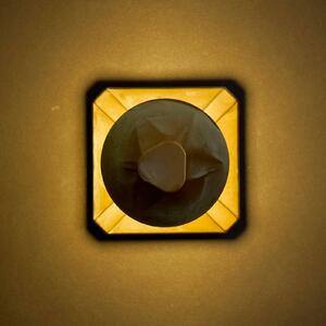Moretti Luce Applique da esterni Silva Disk, Bronzo / Ottone antico, Ottone, Campagna / Rustiche, Applique da esterni