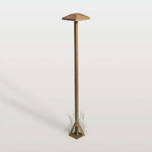 Moretti Luce Lampioncino da giardino Aura Edge, Bronzo / Ottone antico, Ottone, Campagna / Rustiche, Lampada LED da esterni