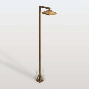Moretti Luce Lampioncino da giardino Aura Edge, Bronzo / Ottone antico, Ottone, Campagna / Rustiche, Lampada LED da esterni