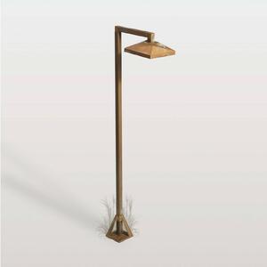 Moretti Luce Lampioncino da giardino Aura Edge, Bronzo / Ottone antico, Ottone, Campagna / Rustiche, Lampada LED da esterni