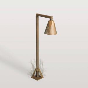 Moretti Luce Lampione da giardino Silva Disk, Bronzo / Ottone antico, Ottone, Campagna / Rustiche, Lampada da esterni