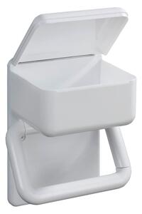 Porta carta igienica bianco con portaoggetti - Maximex