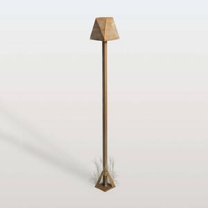 Moretti Luce Lampioncino da giardino Silva Edge, Bronzo / Ottone antico, Ottone, Campagna / Rustiche, Lampada LED da esterni