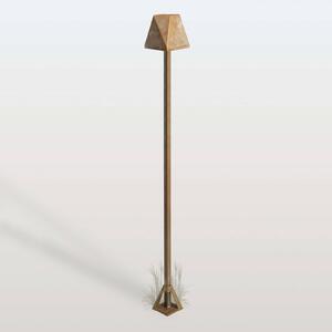 Moretti Luce Lampioncino da giardino Silva Edge, Bronzo / Ottone antico, Ottone, Campagna / Rustiche, Lampada LED da esterni