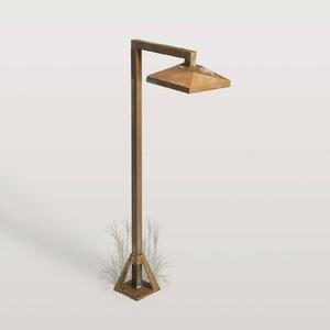 Moretti Luce Lampione da giardino Aura Edge, Bronzo / Ottone antico, Ottone, Campagna / Rustiche, Lampada da esterni