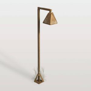 Moretti Luce Lampioncino da giardino Silva Edge, Bronzo / Ottone antico, Ottone, Campagna / Rustiche, Lampada LED da esterni