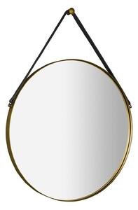 Sapho Orbiter - Specchio con cornice, diametro 60 cm, color oro opaco ORT060G