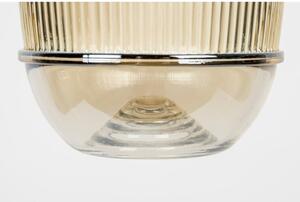 Lampada a sospensione color oro con paralume in vetro ø 12 cm Robin - White Label
