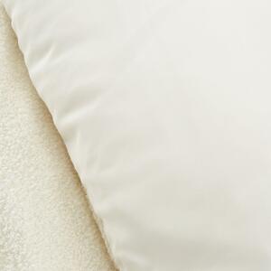 Biancheria da letto singola crema in bouclé 135x200 cm Cosy - Catherine Lansfield