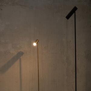 Lampada da terra nera, altezza 150 cm Milan - SULION
