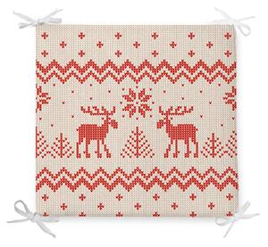 Cuscino di seduta natalizio con cotone Merry Christmas, 42 x 42 cm - Minimalist Cushion Covers
