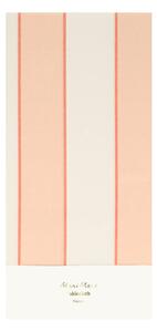 Tovaglia 137x259 cm Peach Stripe - Meri Meri