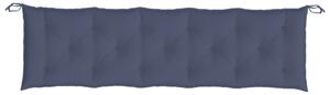 Cuscino Panca Giardino Blu Marino 180x50x7 cm in Tessuto Oxford