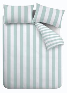 Biancheria da letto singola blu e bianca 135x200 cm Cove Stripe - Catherine Lansfield