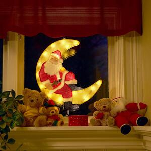 Konstsmide Christmas Decorazione LED Babbo Natale sulla Luna