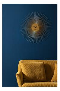 Orologio da parete in oro grande, ø 60 cm Peony - Karlsson