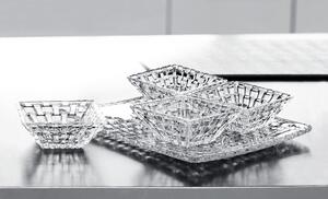 Set di 4 ciotole da portata e vassoio in vetro cristallo Bossa Nova - Nachtmann