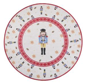 Tappeto rotondo rosso a tema natalizio ø 160 cm Toy's Delight Nutcracker – Villeroy&Boch
