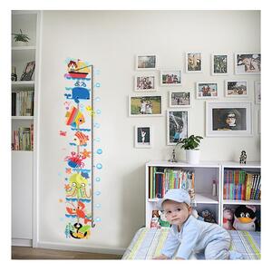 Adesivo per bambini - metro per porta o parete 25x170 cm Sea Animals - Ambiance