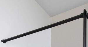 Gelco Cure Black - Braccio di supporto per parete doccia, 1400 mm, nero opaco CBSB140